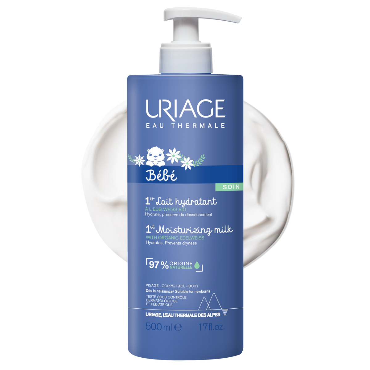 Uriage Baby's 1st Skincare - 1st Moisturizing Milk 500ml