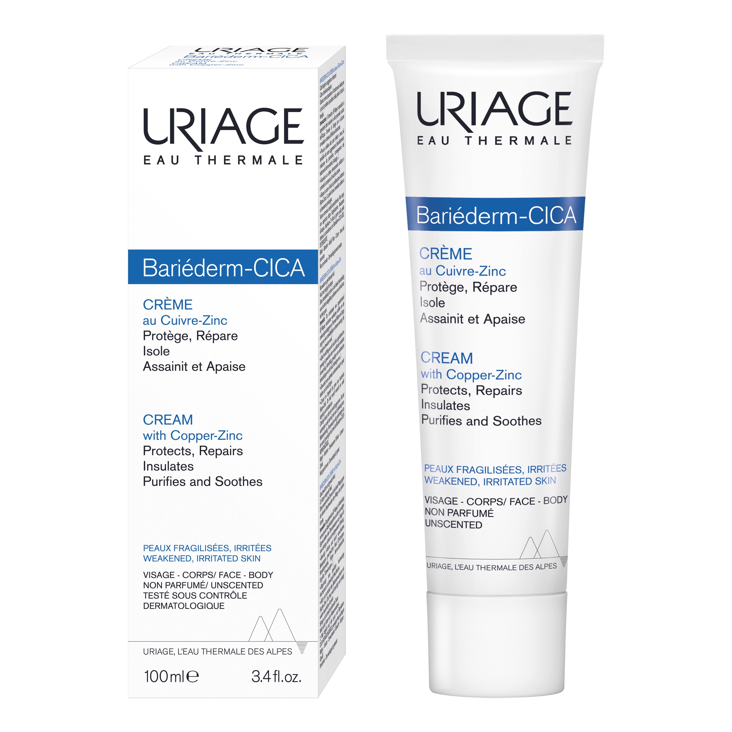 Uriage Bariéderm-CICA - Cream With Copper-Zinc 100ml