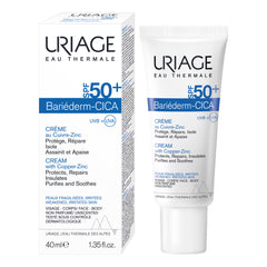 Uriage Bariéderm-Cica Cream with Copper Zinc SPF50+ 40ml – Intensive Skin Repair