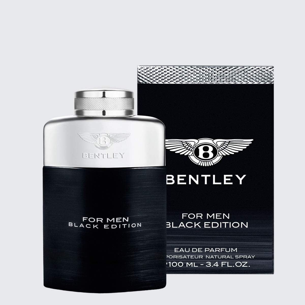 Bentley For Men Black Edition Eau de Parfum 100ml fragrance bottle
