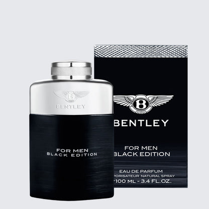 Bentley For Men Black Edition Eau de Parfum 100ml fragrance bottle
