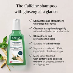 Rausch Hair Loss Caffeine Shampoo with Ginseng 200ml