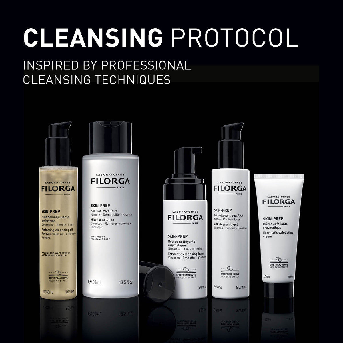 Filorga Skin-Prep AHA Cleansing Gel Multiple Product Image 