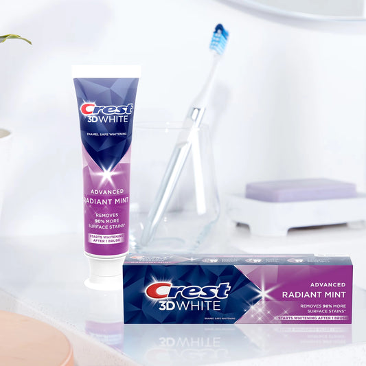 Crest 3D White Advanced Radiant Mint Toothpaste 3.0 Oz