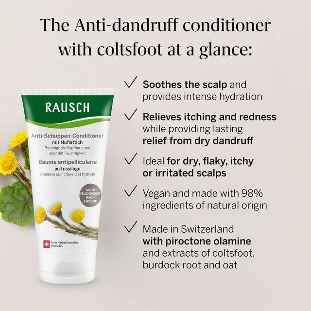 Rausch Anti-Dandruff Rinse Conditioner with Coltsfoot 150ml