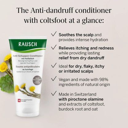 Rausch Anti-Dandruff Rinse Conditioner with Coltsfoot 150ml