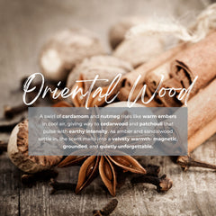 Durance Eau De Toilette Oriental Wood 100ml, Spicy Woody Scent
