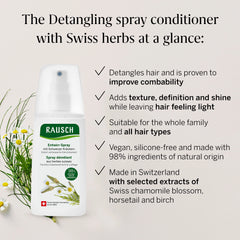 Rausch Detangling spray conditioner with Swiss herbs 100ml