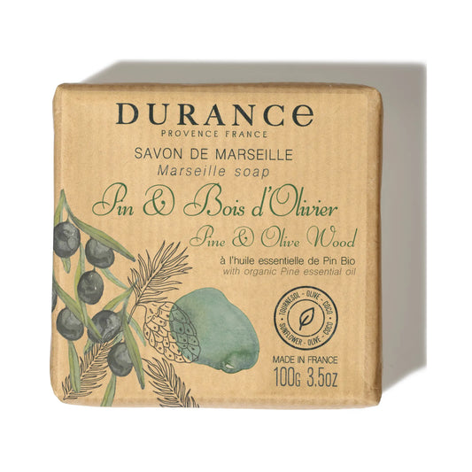 Durance Marseille soap Pine & Olive wood 