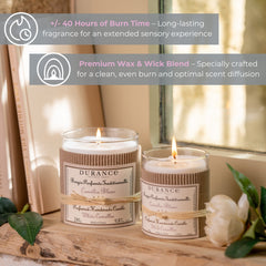 Durance Perfumed Handmade Candle 180g Patchouli features
