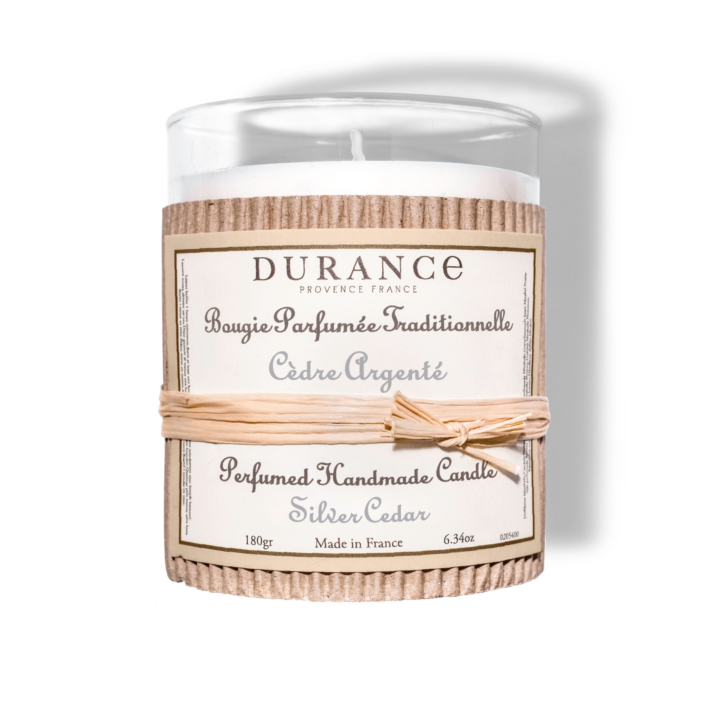 Durance Perfumed Handmade Candle 180g Silver Cedar main Image
