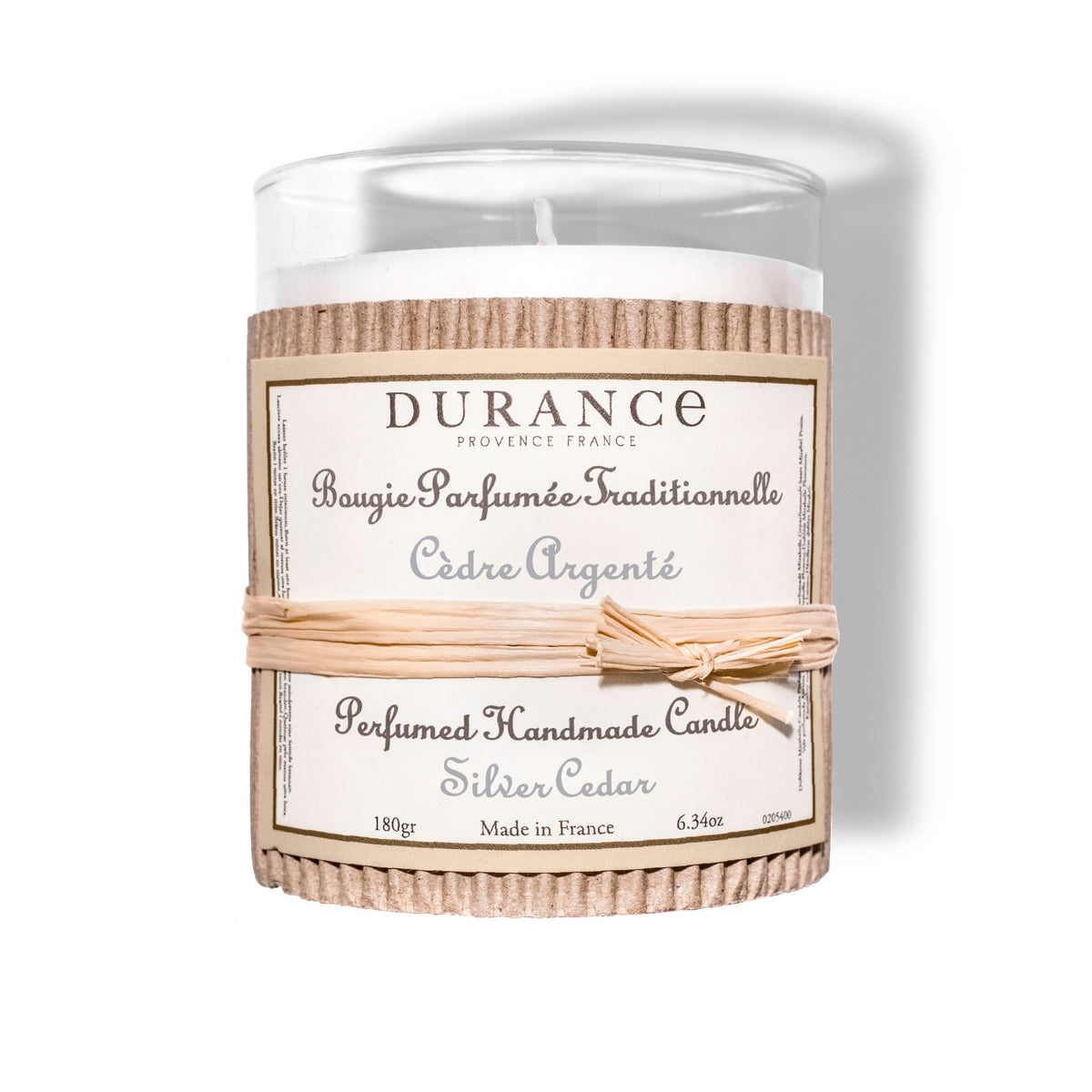 Durance Perfumed Handmade Candle 180g Silver Cedar main Image
