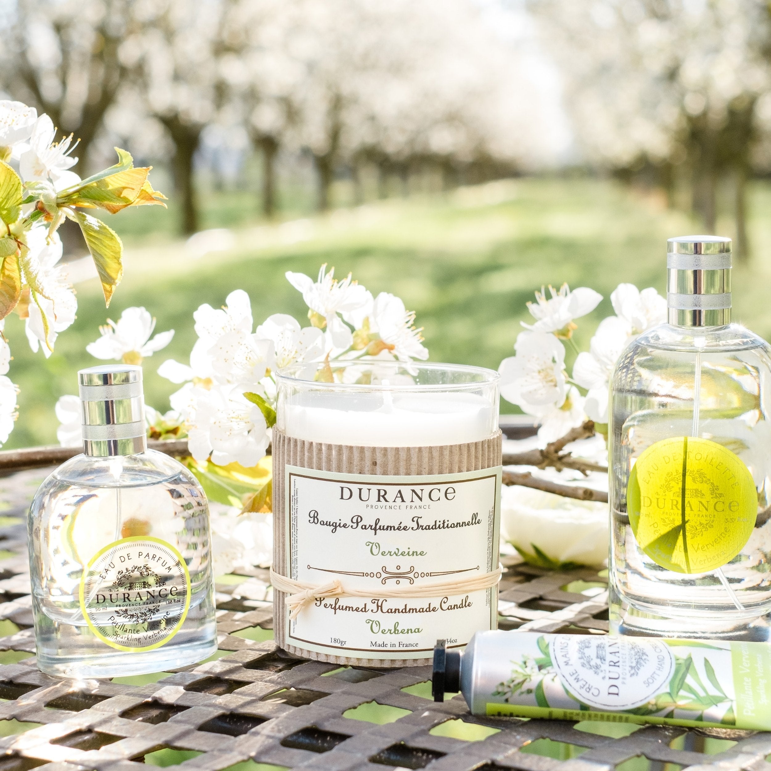 Durance Perfumed Handmade Candle 180g Verbena Visuals
