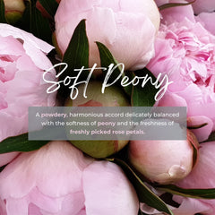 Durance Perfumed handmade Candle 180g Soft peony fragrances
