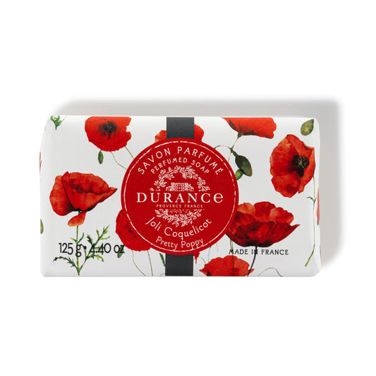 Durance Perfumed soap Pretty Poppy 