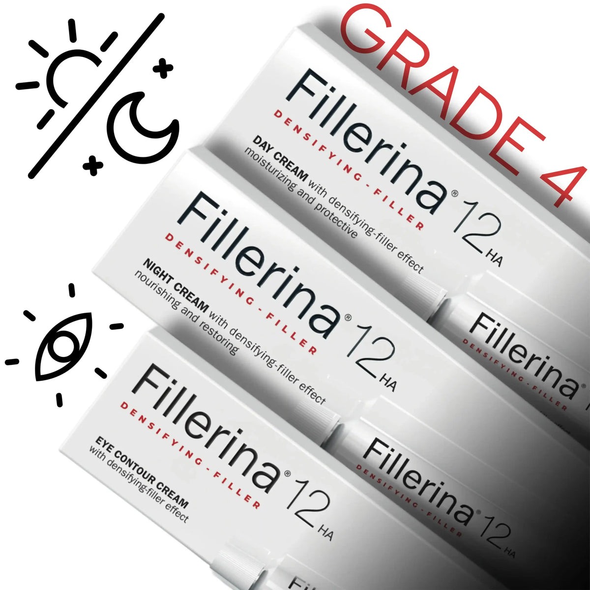 Fillerina 12 Densifying Filler Grade 4 Complete Set