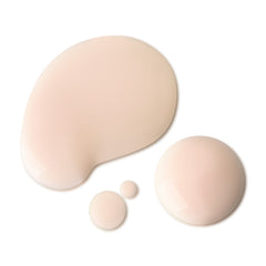 Set of beige silicone sponges on a white background