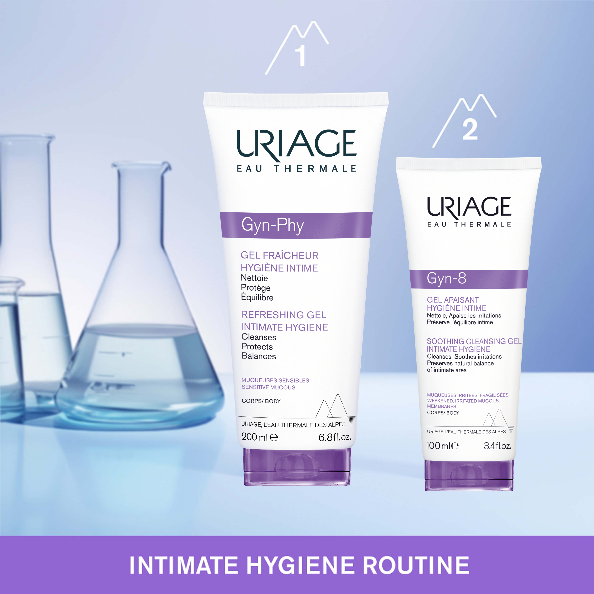 Uriage Gyn Phy Intimate Hygiene Refreshing cleansing Gel 200ml