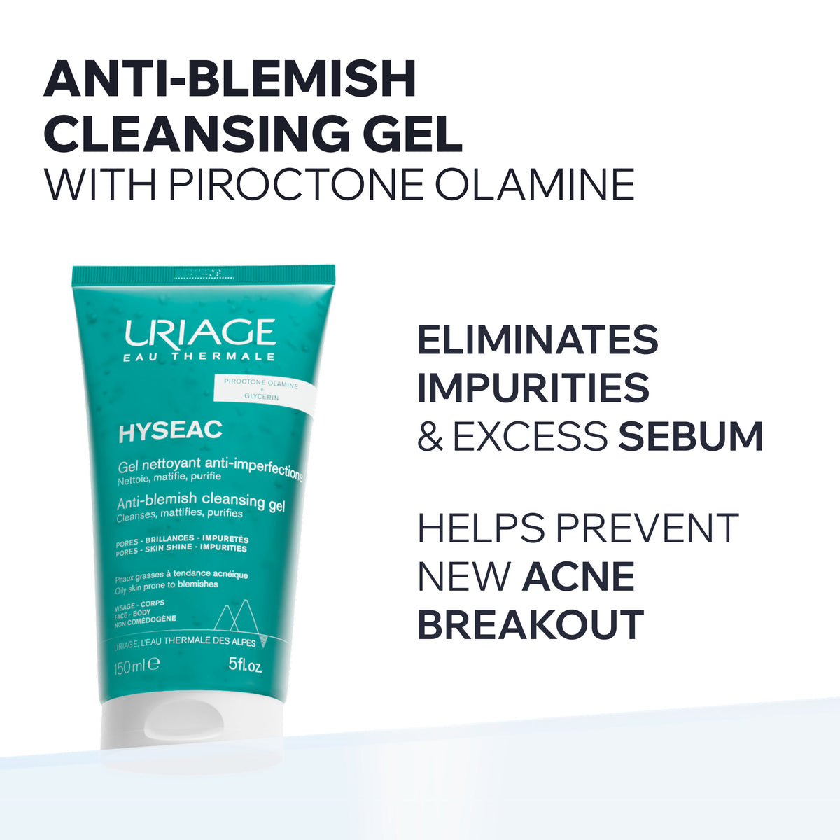 Uriage Hyséac Anti-Blemish Cleansing Gel 150ml – Acne Care