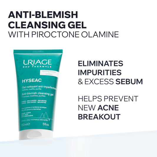 Uriage Hyséac Anti-Blemish Cleansing Gel 150ml – Acne Care