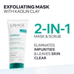 Uriage Hyseac Exfoliating Mask 100ml – Purifying Acne Care