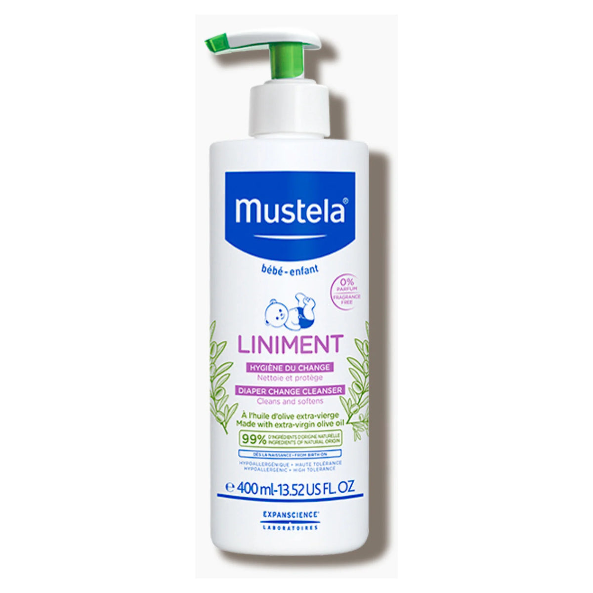 Mustela Diaper Area Cleanser 400ml