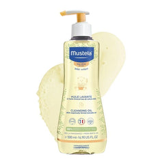 Mustela Cleansing Oil 500ml for Baby’s Dry Skin Care