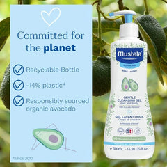 Mustela Gentle Cleansing Gel 500ml – For Baby’s Normal Skin