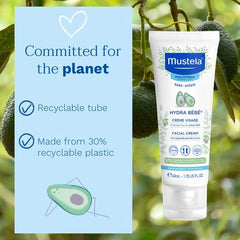 Mustela Soothing Moisturizing Face Cream 40ml – For Babies