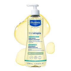 Mustela Stelatopia Cleansing Oil 500ml – For Babies Atopic Skin
