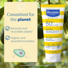 Mustela Very High Protection Sun Lotion SPF50+ 100ml – Baby's Face