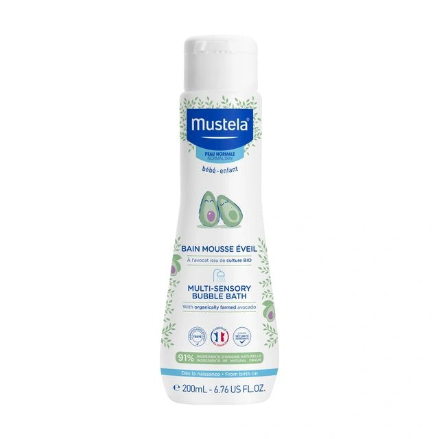 Mustela Multi-Sensory Bubble Bath 200ml – Cleanse & Soothe