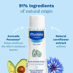 Mustela Multi-Sensory Bubble Bath 200ml – Cleanse & Soothe
