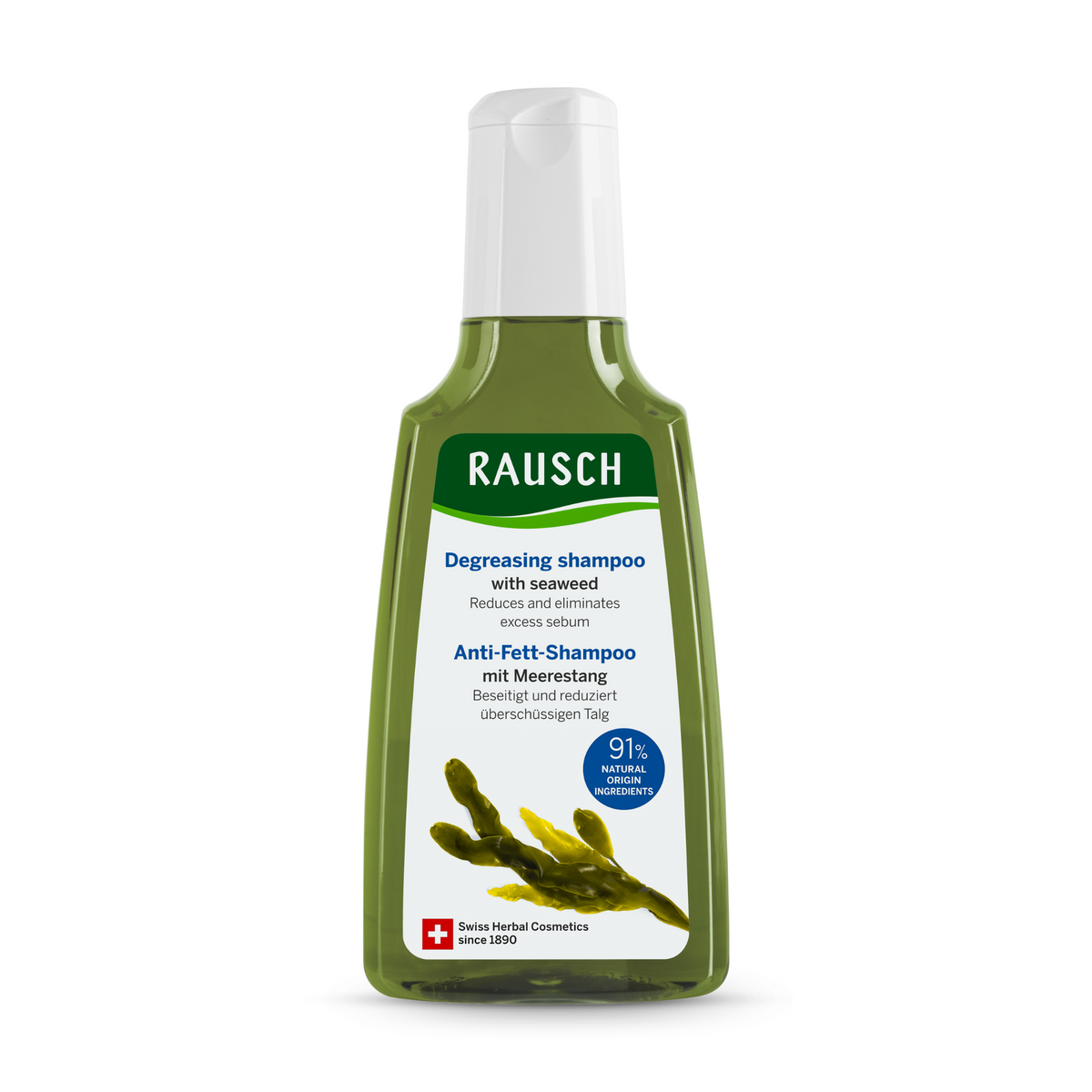 Rausch Seaweed Degreasing Shampoo 200ml For Greasy Hair