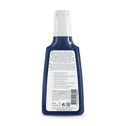 Rausch Sage Silver Shine Rinse Shampoo 200ml Back Side