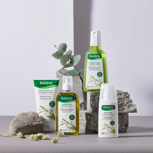 Rausch Scalp tonic with Swiss Herbs 200 ml Complete Set