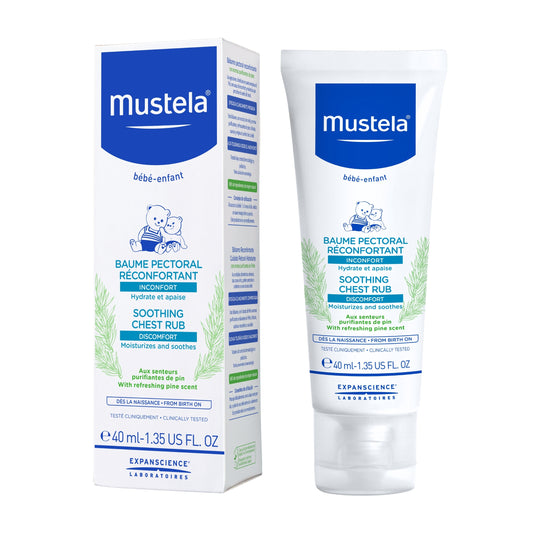 Mustela Soothing Chest Rub product image with pack 