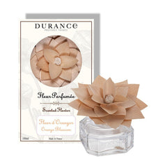 Durance Fleur Parfumée scented flower with packaging on a white background