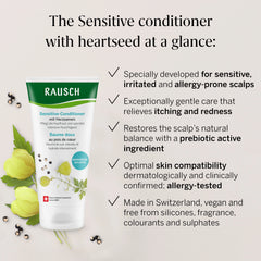 Rausch Irritated Scalp Sensitive Conditioner with Heartseed 150ml