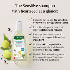 Rausch Irritated Scalp Sensitive Shampoo with Heartseed 200ml