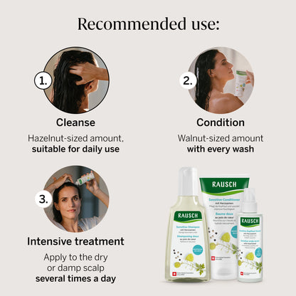 Rausch Irritated Scalp Sensitive Shampoo with Heartseed 200ml