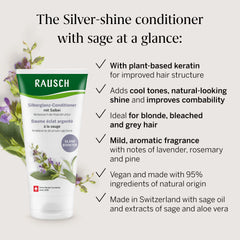 Rausch Silver Shine Rinse Conditioner with Sage 150ml