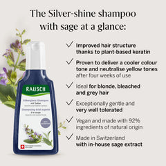 Rausch Silver Shine Rinse Shampoo with sage 200ml