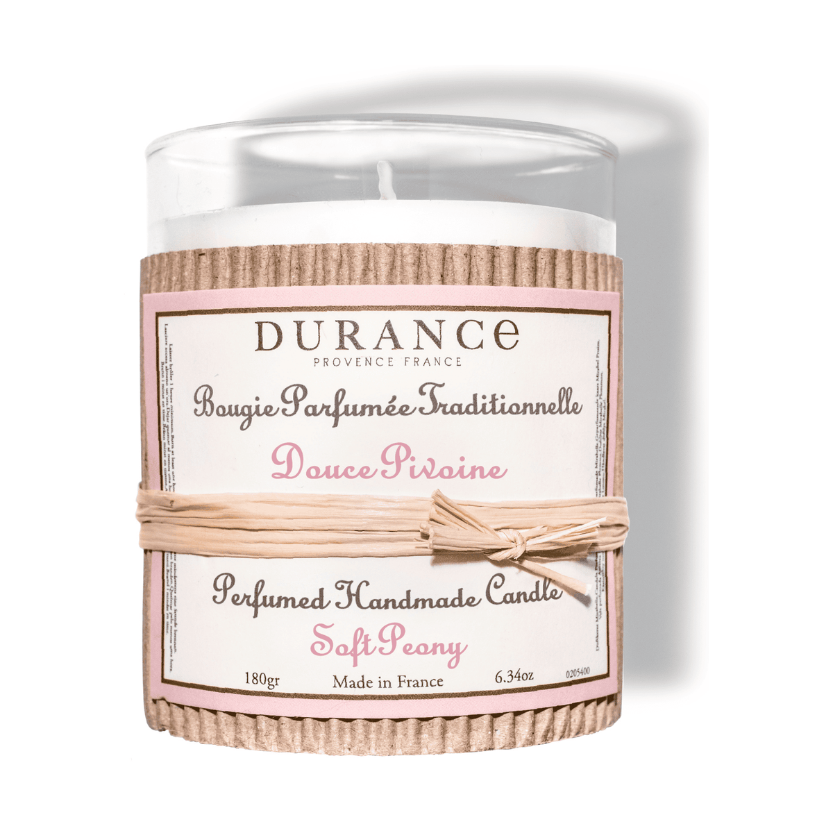 Durance Perfumed handmade Candle 180 gr Soft peony