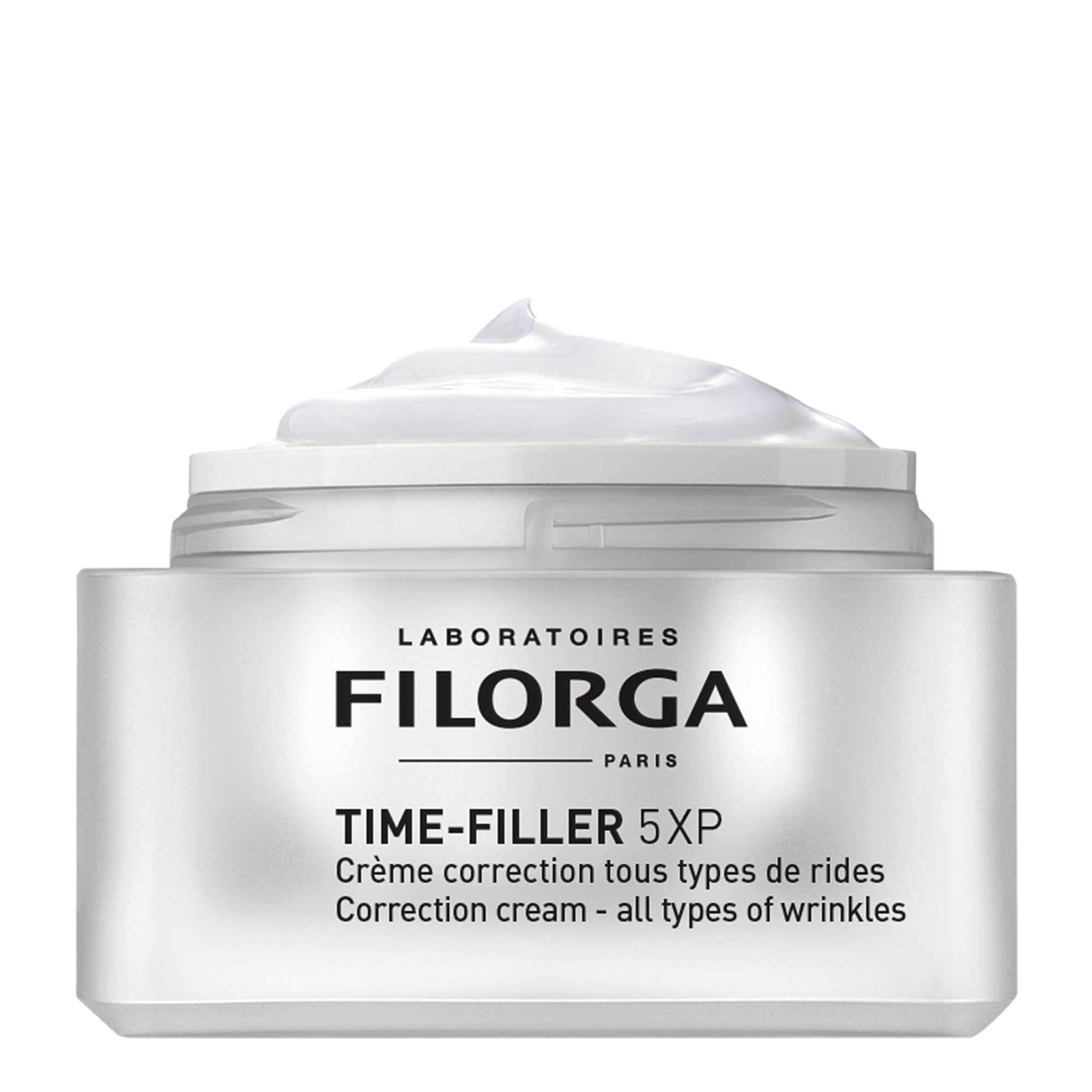 Filorga Time-Filler 5XP cream jar on a white background