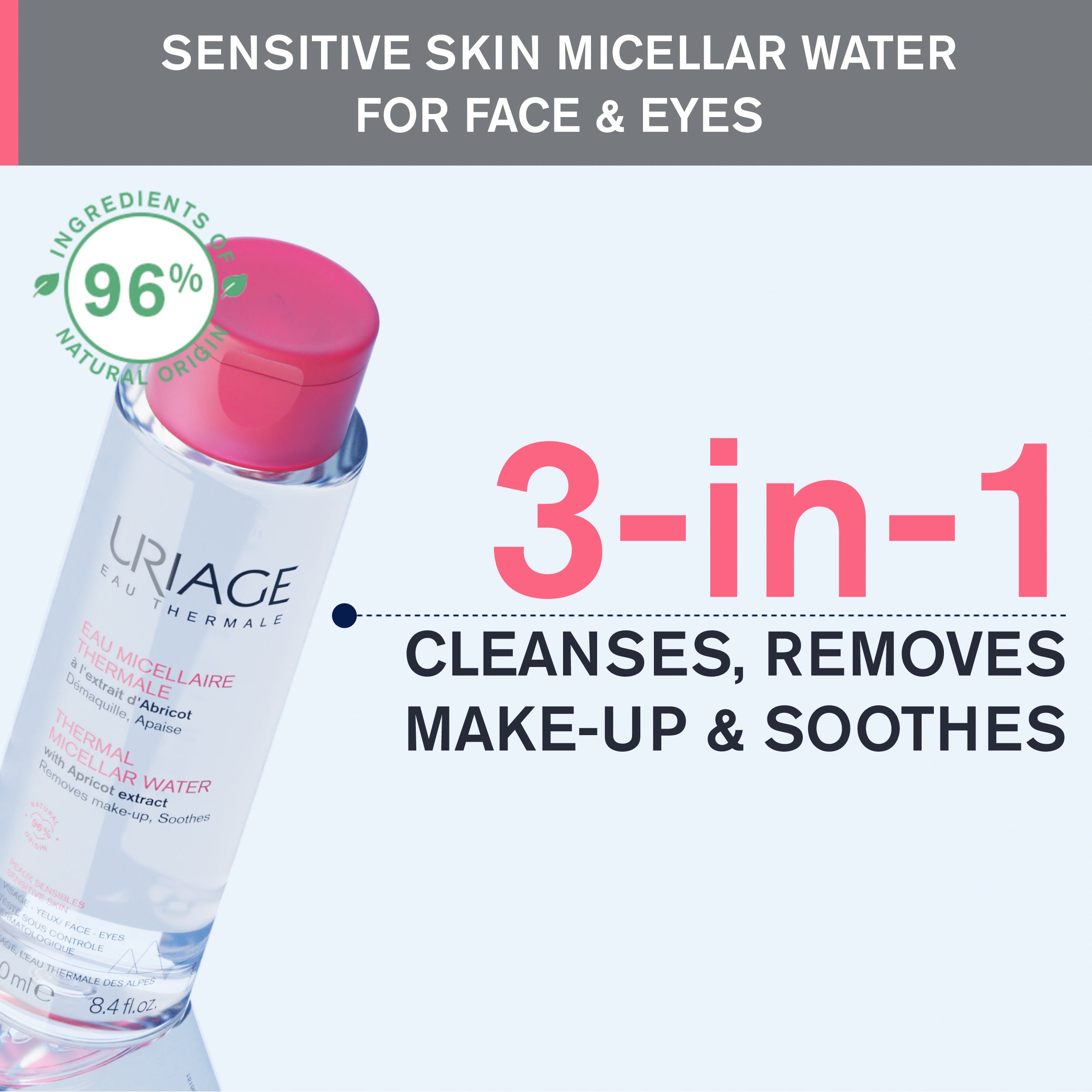 Uriage Thermal Micellar Water Sensitive Skin 500ml