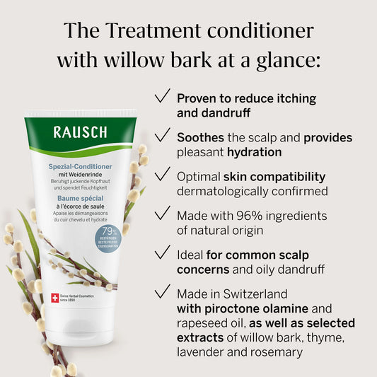 Rausch Scalp & Hair Treatment Conditioner with willow bark 150ml