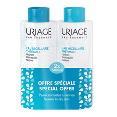 Uriage Thermal Micellar Water 500ml X2