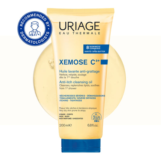 Uriage Xémose  C8+ Anti-Itch Cleansing Oil 200ml – Gentle Cleanser