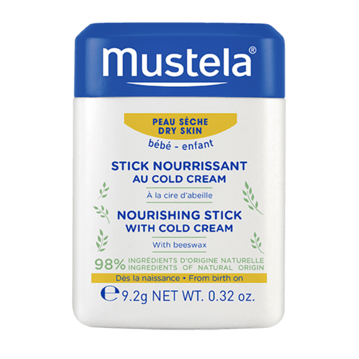 Mustela-Nourishing Stick W/ Cold Cream-9.2g